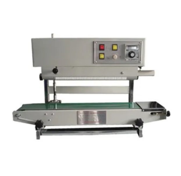 Semi Automatic Pouch Sealing Machine | Pedal/Foot Operated Heat Sealer for LDPE/HDPE/PP Pouches | 200mm Seal Width 10-20 Pouches/Min SS304